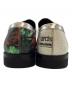 中古・古着 DIET BUTCHER SLIM SKIN (ダイエットブッチャースリムスキン) GUCCIMAZE (グッチメイズ) プリントレザースリッポン マルチカラー サイズ:41：12000円