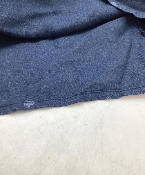 nest Robe（ネストローブ）nest Robe (ネストローブ) 花柄リネンキャミソールワンピース ネイビー サイズ:表記なしの古着・服飾アイテム