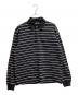 stussy（ステューシー）の古着「STRIPED RUGBY SHIRT」｜ブラック