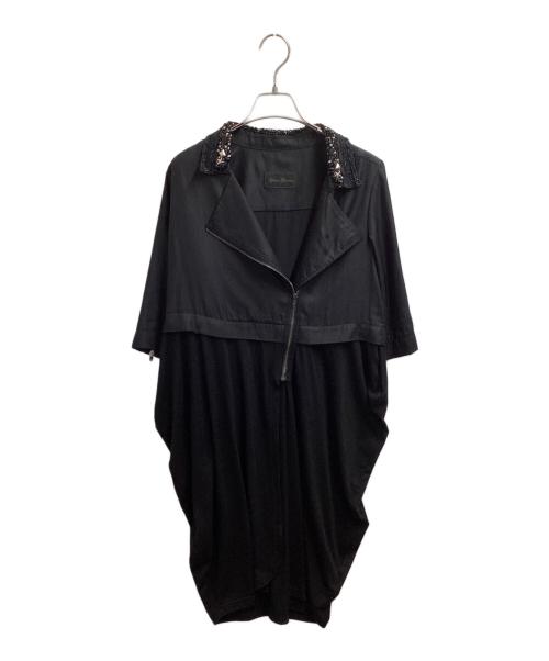 Hysteric Glamour（ヒステリックグラマー）Hysteric Glamour (ヒステリックグラマー) ビジュー襟ワンピース / 0123CO05 ブラック サイズ:FREEの古着・服飾アイテム