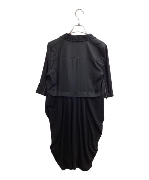 Hysteric Glamour（ヒステリックグラマー）Hysteric Glamour (ヒステリックグラマー) ビジュー襟ワンピース / 0123CO05 ブラック サイズ:FREEの古着・服飾アイテム