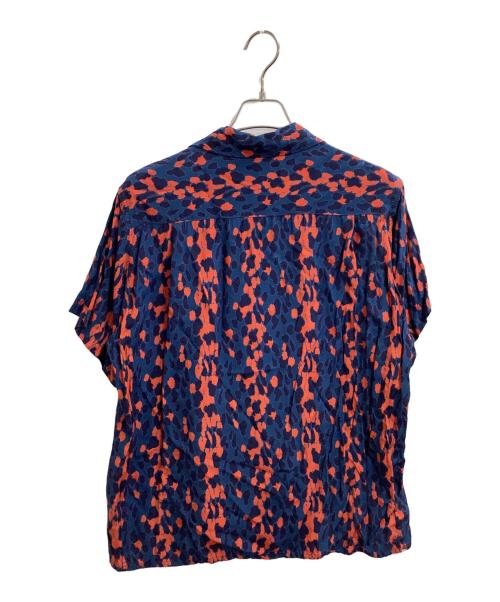WACKO MARIA（ワコマリア）WACKO MARIA (ワコマリア) LEOPARD HAWAIIAN SHIRT / レオパードハワイアンシャツ  ネイビー サイズ:Mの古着・服飾アイテム