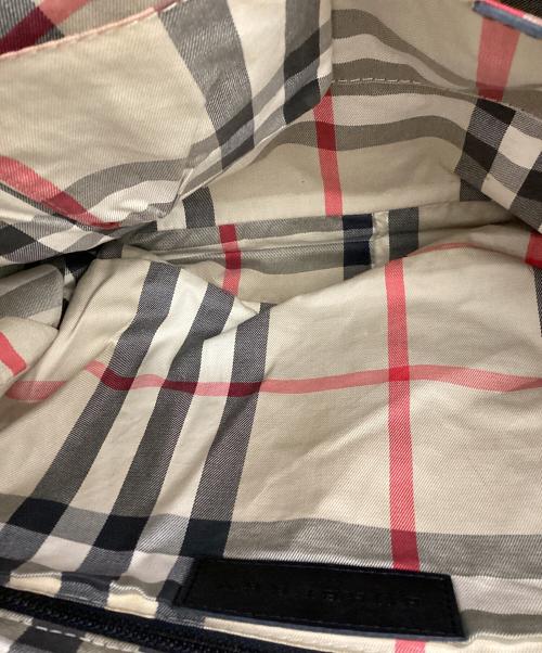 BURBERRY（バーバリー）BURBERRY (バーバリー) ロゴプレート メッセンジャーバッグ ブラックの古着・服飾アイテム