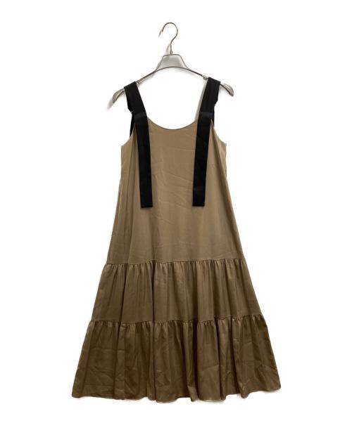 Diagram（ダイアグラム）Diagram (ダイアグラム) ティアードロングワンピース　/　0324231147 ブラウン サイズ:36の古着・服飾アイテム
