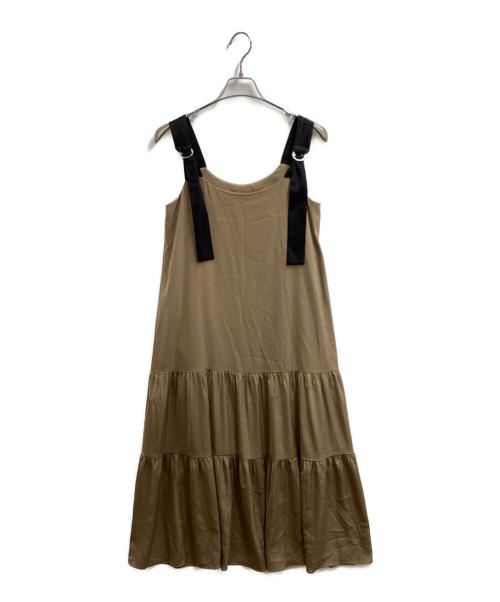 Diagram（ダイアグラム）Diagram (ダイアグラム) ティアードロングワンピース　/　0324231147 ブラウン サイズ:36の古着・服飾アイテム