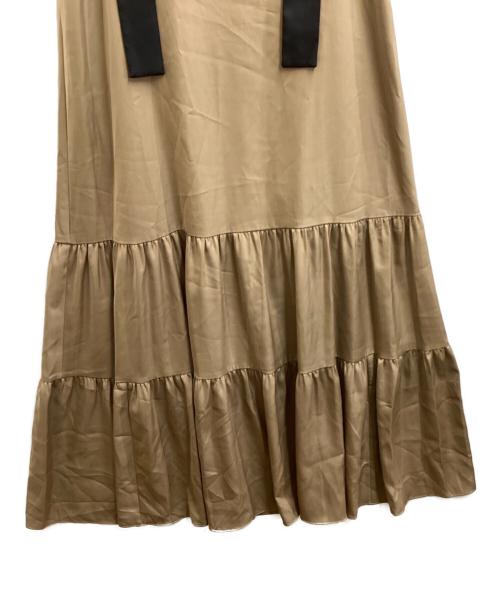 Diagram（ダイアグラム）Diagram (ダイアグラム) ティアードロングワンピース　/　0324231147 ブラウン サイズ:36の古着・服飾アイテム