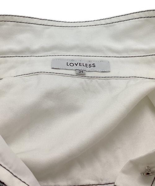 LOVELESS（ラブレス）LOVELESS (ラブレス) バックスカーフノースリーブワンピース / 62J94-540-02 ホワイト サイズ:34の古着・服飾アイテム