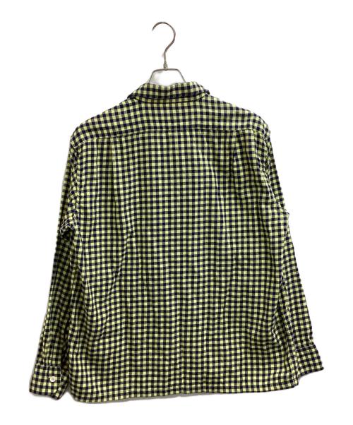 NEPENTHES（ネペンテス）NEPENTHES (ネペンテス) オープンカラーシャツ イエロー サイズ:Lの古着・服飾アイテム