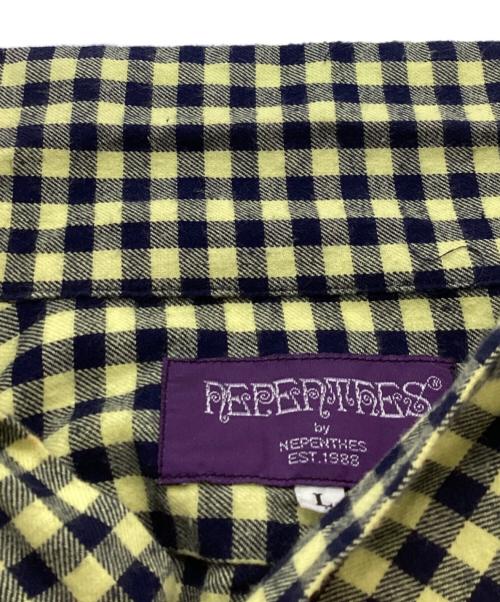 NEPENTHES（ネペンテス）NEPENTHES (ネペンテス) オープンカラーシャツ イエロー サイズ:Lの古着・服飾アイテム