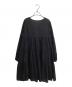 SLOBE IENA (スローブ イエナ) コットンボイルティアードワンピース　/　26040912501020 ブラック サイズ:不明：8000円
