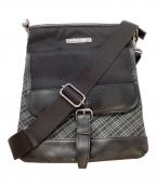 BURBERRY BLACK LABELバーバリーブラックレーベル）の古着「ショルダーバッグ」｜ブラック