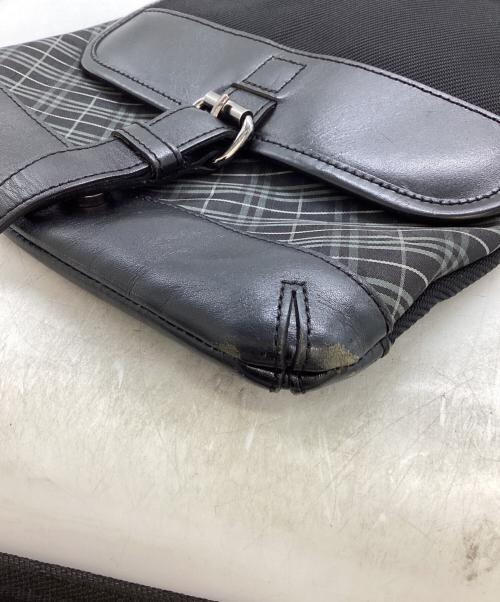 BURBERRY BLACK LABEL（バーバリーブラックレーベル）BURBERRY BLACK LABEL (バーバリーブラックレーベル) ショルダーバッグ ブラックの古着・服飾アイテム