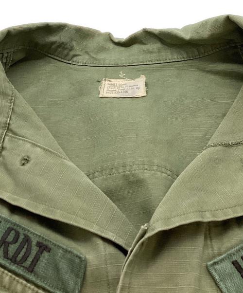 US ARMY（ユーエスアーミー）US ARMY (ユーエスアーミー) 4th JUNGLE FATIGUE JACKET  / 8405-935-4706 オリーブ サイズ:SMALL-LONGの古着・服飾アイテム