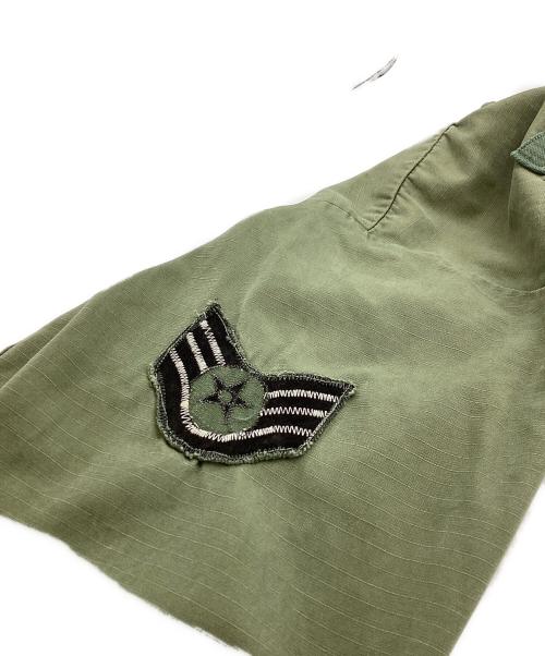 US ARMY（ユーエスアーミー）US ARMY (ユーエスアーミー) 4th JUNGLE FATIGUE JACKET  / 8405-935-4706 オリーブ サイズ:SMALL-LONGの古着・服飾アイテム