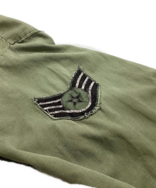 US ARMY（ユーエスアーミー）US ARMY (ユーエスアーミー) 4th JUNGLE FATIGUE JACKET  / 8405-935-4706 オリーブ サイズ:SMALL-LONGの古着・服飾アイテム