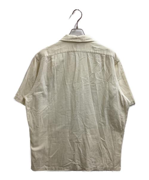 POLO RALPH LAUREN（ポロ・ラルフローレン）POLO RALPH LAUREN (ポロ・ラルフローレン) コットンメッシュオープンカラーシャツ / ポニー無し ベージュ サイズ:Lの古着・服飾アイテム