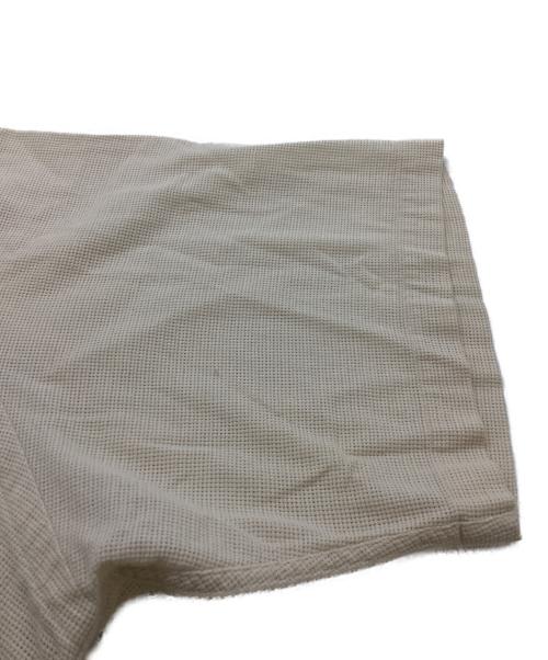 POLO RALPH LAUREN（ポロ・ラルフローレン）POLO RALPH LAUREN (ポロ・ラルフローレン) コットンメッシュオープンカラーシャツ / ポニー無し ベージュ サイズ:Lの古着・服飾アイテム