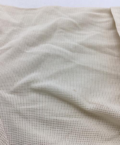 POLO RALPH LAUREN（ポロ・ラルフローレン）POLO RALPH LAUREN (ポロ・ラルフローレン) コットンメッシュオープンカラーシャツ / ポニー無し ベージュ サイズ:Lの古着・服飾アイテム