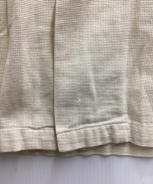 POLO RALPH LAUREN（ポロ・ラルフローレン）POLO RALPH LAUREN (ポロ・ラルフローレン) コットンメッシュオープンカラーシャツ / ポニー無し ベージュ サイズ:Lの古着・服飾アイテム