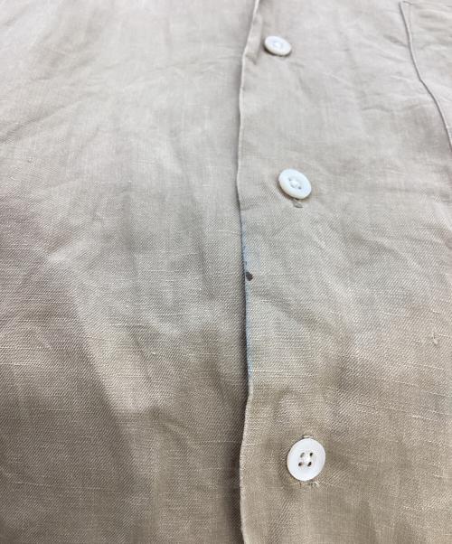 POLO RALPH LAUREN（ポロ・ラルフローレン）POLO RALPH LAUREN (ポロ・ラルフローレン) リネンシルク オープンカラーシャツ ベージュ サイズ:Sの古着・服飾アイテム