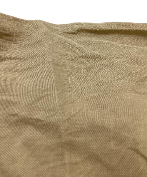 POLO RALPH LAUREN（ポロ・ラルフローレン）POLO RALPH LAUREN (ポロ・ラルフローレン) リネンシルク オープンカラーシャツ ベージュ サイズ:Sの古着・服飾アイテム
