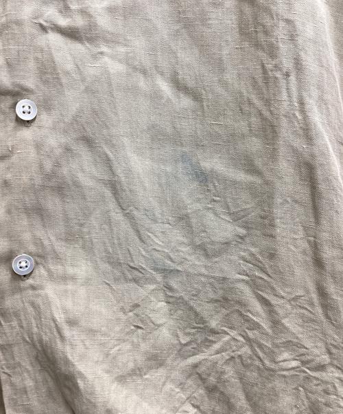 POLO RALPH LAUREN（ポロ・ラルフローレン）POLO RALPH LAUREN (ポロ・ラルフローレン) リネンシルク オープンカラーシャツ ベージュ サイズ:Sの古着・服飾アイテム