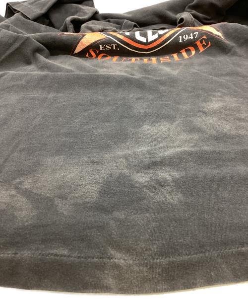 HARLEY-DAVIDSON（ハーレーダビッドソン）HARLEY-DAVIDSON (ハーレーダビッドソン) LOONEY TUNES (ルーニーチューンズ) 90's 両面プリント コラボTシャツ グレー サイズ:Lの古着・服飾アイテム