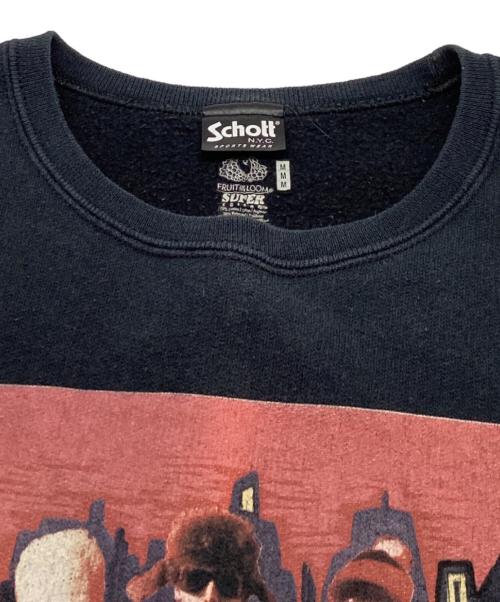 Schott（ショット）Schott (ショット) FRUIT OF THE LOOM (フルーツオブザルーム) プリントスウェット / BEASTIE BOYS / 3183080 ブラック サイズ:Mの古着・服飾アイテム