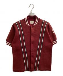 Champion（チャンピオン）の古着「60s S/S nylon stadium jacket / プロダクツタグ / USA製」｜レッド