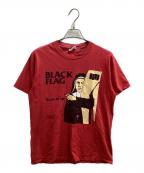 Hanesヘインズ）の古着「”BLACK FLAG