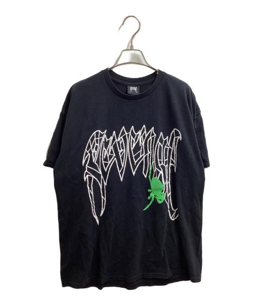 REVENGE（リベンジ）REVENGE (リベンジ) Spider Print Tシャツ ブラック サイズ:XLの古着・服飾アイテム