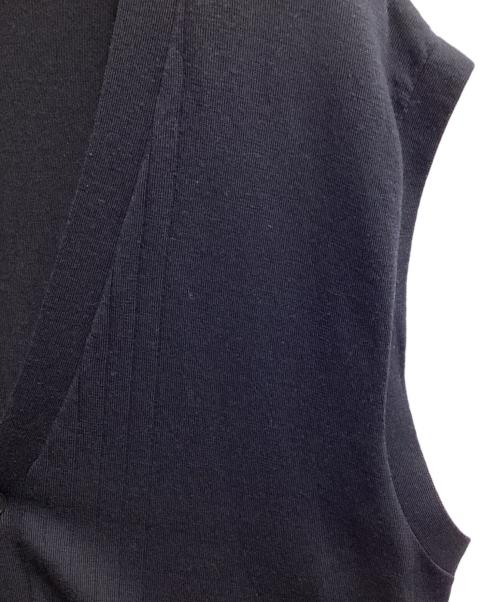 HERMES（エルメス）HERMES (エルメス) ウールニットベスト / イタリア製 ネイビー サイズ:Lの古着・服飾アイテム