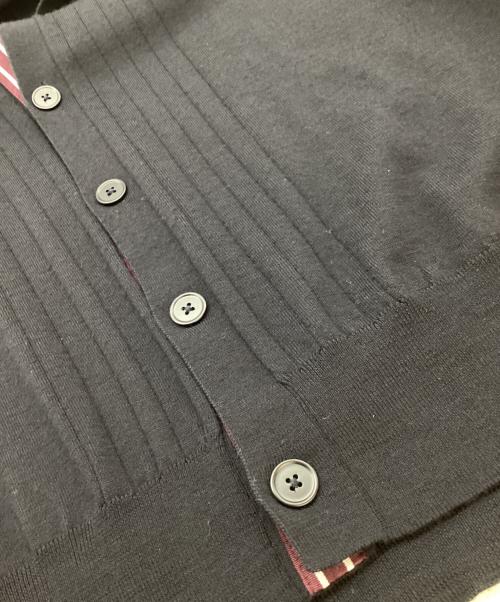 HERMES（エルメス）HERMES (エルメス) ウールニットベスト / イタリア製 ネイビー サイズ:Lの古着・服飾アイテム