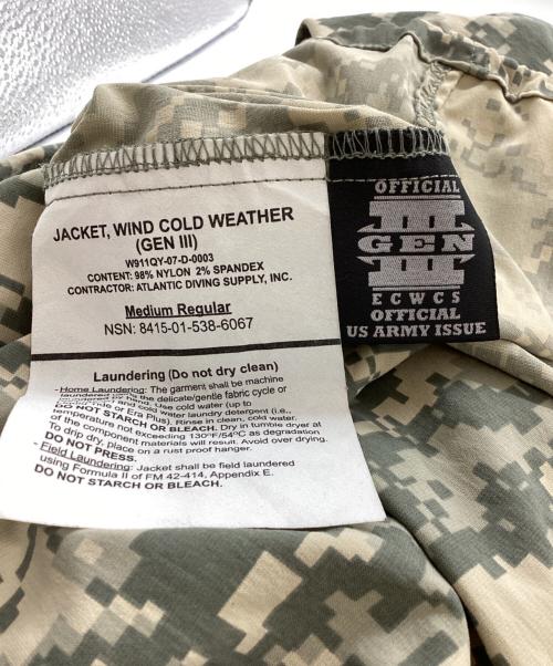 US ARMY（ユーエスアーミー）US ARMY (ユーエスアーミー) ECWCS GEN III Level 4 Wind Jacket / 8415-01-538-6067 オリーブ サイズ:M-Rの古着・服飾アイテム