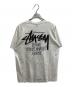 stussy (ステューシー) DOVER STREET MARKET (ドーバー ストリート マーケット) ロゴプリントTシャツ ホワイト サイズ:L：5000円