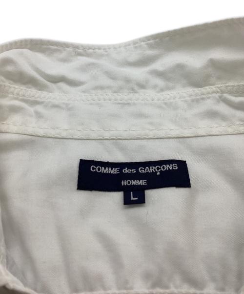 COMME des GARCONS HOMME（コムデギャルソン オム）COMME des GARCONS HOMME (コムデギャルソン オム) パッチワークショートスリーブシャツ / HE-B030 / AD2009 ホワイト サイズ:Lの古着・服飾アイテム