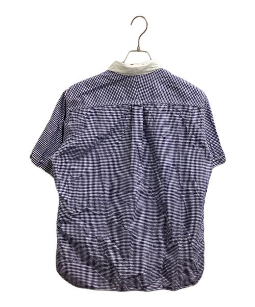 COMME des GARCONS HOMME（コムデギャルソン オム）COMME des GARCONS HOMME (コムデギャルソン オム) S/Sギンガムチェックシャツ / HO-B026 / AD2014 ブルー サイズ:Lの古着・服飾アイテム