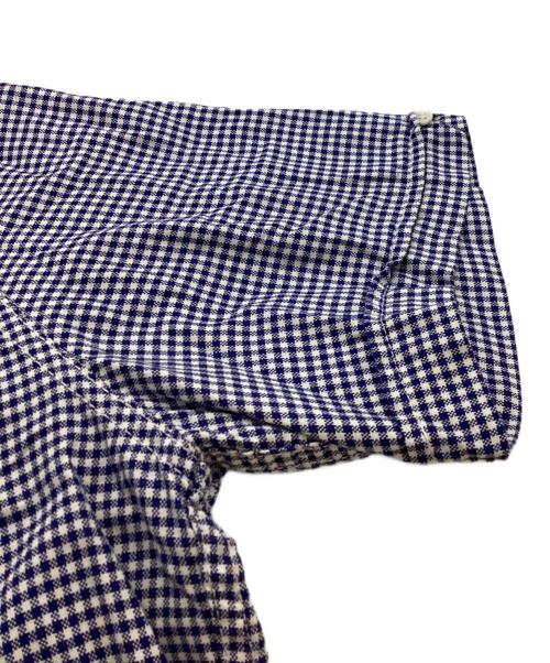 COMME des GARCONS HOMME（コムデギャルソン オム）COMME des GARCONS HOMME (コムデギャルソン オム) S/Sギンガムチェックシャツ / HO-B026 / AD2014 ブルー サイズ:Lの古着・服飾アイテム