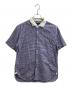 COMME des GARCONS HOMME（コムデギャルソン オム）の古着「S/Sギンガムチェックシャツ / HO-B026 / AD2014」｜ブルー