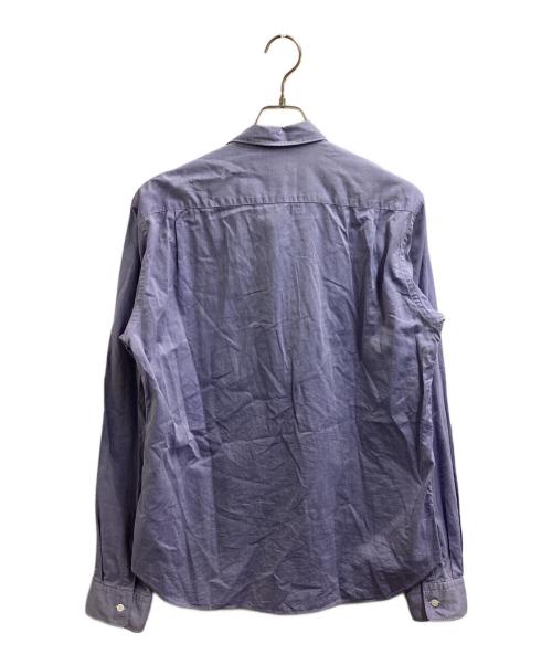 COMME des GARCONS HOMME（コムデギャルソン オム）COMME des GARCONS HOMME (コムデギャルソン オム) 切替チェックシャツ / HB-B050 ブルー サイズ:Lの古着・服飾アイテム