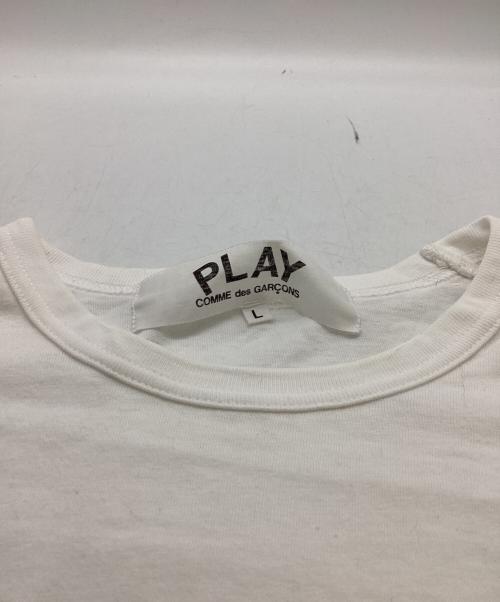 PLAY COMME des GARCONS（プレイコムデギャルソン）PLAY COMME des GARCONS (プレイコムデギャルソン) ハートロゴT / AZ-T034 / AD2005 ホワイト サイズ:Lの古着・服飾アイテム
