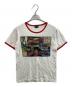 TAKEO KIKUCHI（タケオキクチ）の古着「AKIRA PRINT T-SHIRT / アキラ リンガーＴシャツ /  FREEDOM PROJECT」｜ホワイト