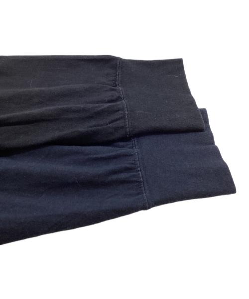 COMME des GARCONS HOMME（コムデギャルソン オム）COMME des GARCONS HOMME (コムデギャルソン オム) Docking cut and sew / ドッキングカットソー / HR-T009 / AD2006 グレー×ネイビー サイズ:Mの古着・服飾アイテム