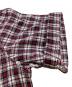 中古・古着 COMME des GARCONS HOMME (コムデギャルソン オム) 半袖ストライプチェック切替シャツ / HA-B037 / AD2017 レッド×ピンク サイズ:L：12000円