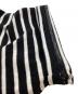 中古・古着 COMME des GARCONS HOMME (コムデギャルソン オム) 綿圧綿天竺ボーダーTシャツ / HO-T016 / AD2024 ホワイト×ブラック サイズ:M：12000円