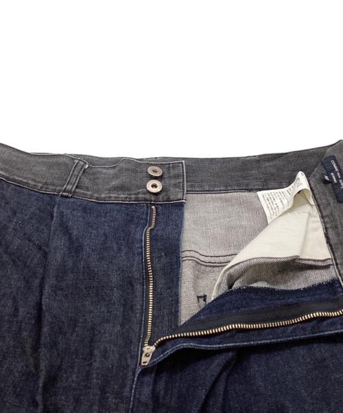 COMME des GARCONS HOMME（コムデギャルソン オム）COMME des GARCONS HOMME (コムデギャルソン オム) パッチワークタックデニムパンツ / HH-P012 / AD2021 インディゴ サイズ:Mの古着・服飾アイテム