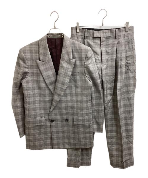 PAUL SMITH（ポールスミス）Paul Smith (ポールスミス) グレンチェックセットアップスーツ グレー サイズ:Ｍの古着・服飾アイテム