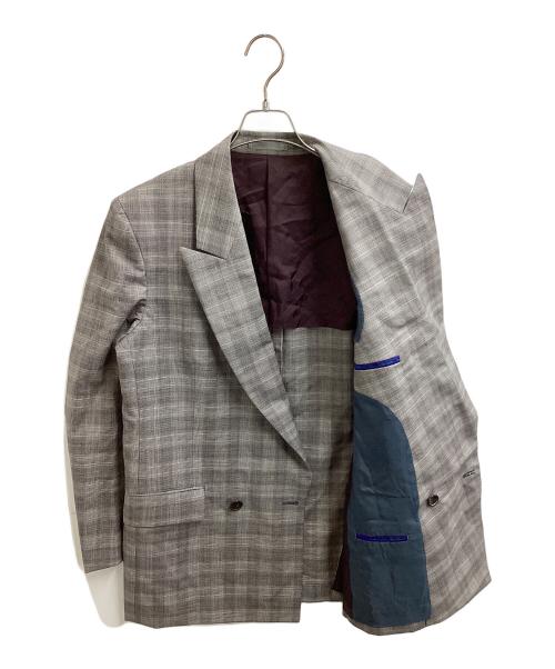 PAUL SMITH（ポールスミス）Paul Smith (ポールスミス) グレンチェックセットアップスーツ グレー サイズ:Ｍの古着・服飾アイテム