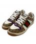 GUCCI（グッチ）の古着「GGキャンバス スクリーナースニーカー / 812638」｜ベージュ