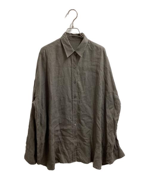 DEUXIEME CLASSE（ドゥーズィエム クラス）Deuxieme Classe (ドゥーズィエム クラス) WIDE LINEN シャツ / 19050500706110 オリーブ サイズ:不明の古着・服飾アイテム